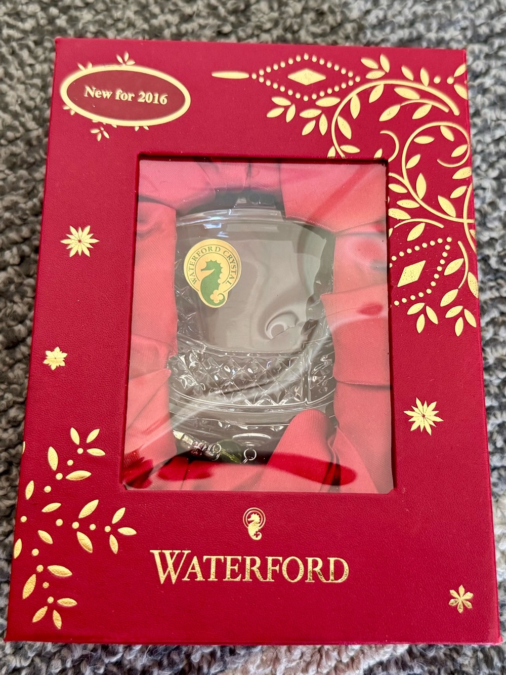 Waterford  Crystal Ornament - 1 2 Days of Christmas  (2016) Ten Lords a Leaping